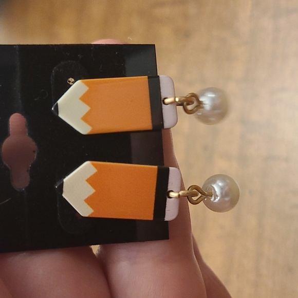 Cute Pencil Earrings - Picture 5 of 6